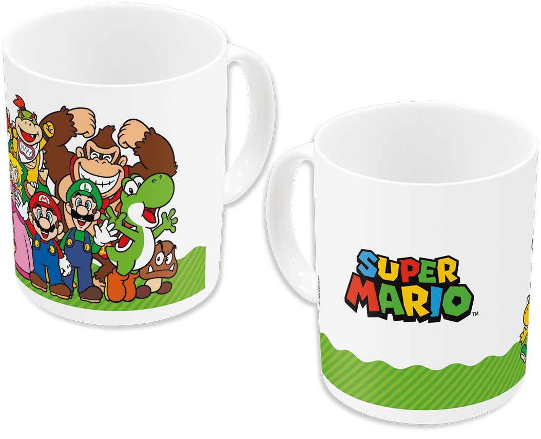 SUPER MARIO GROUP Tazza in ceramica 325ml (in confezione regalo)…x6…x36